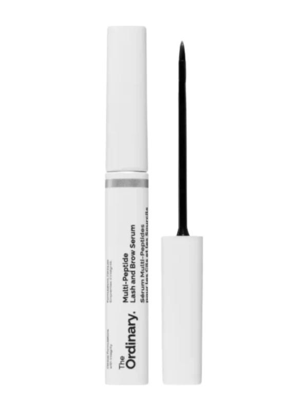 The Ordinary Multi Peptide Lash & Brow Serum — flacone e applicatore